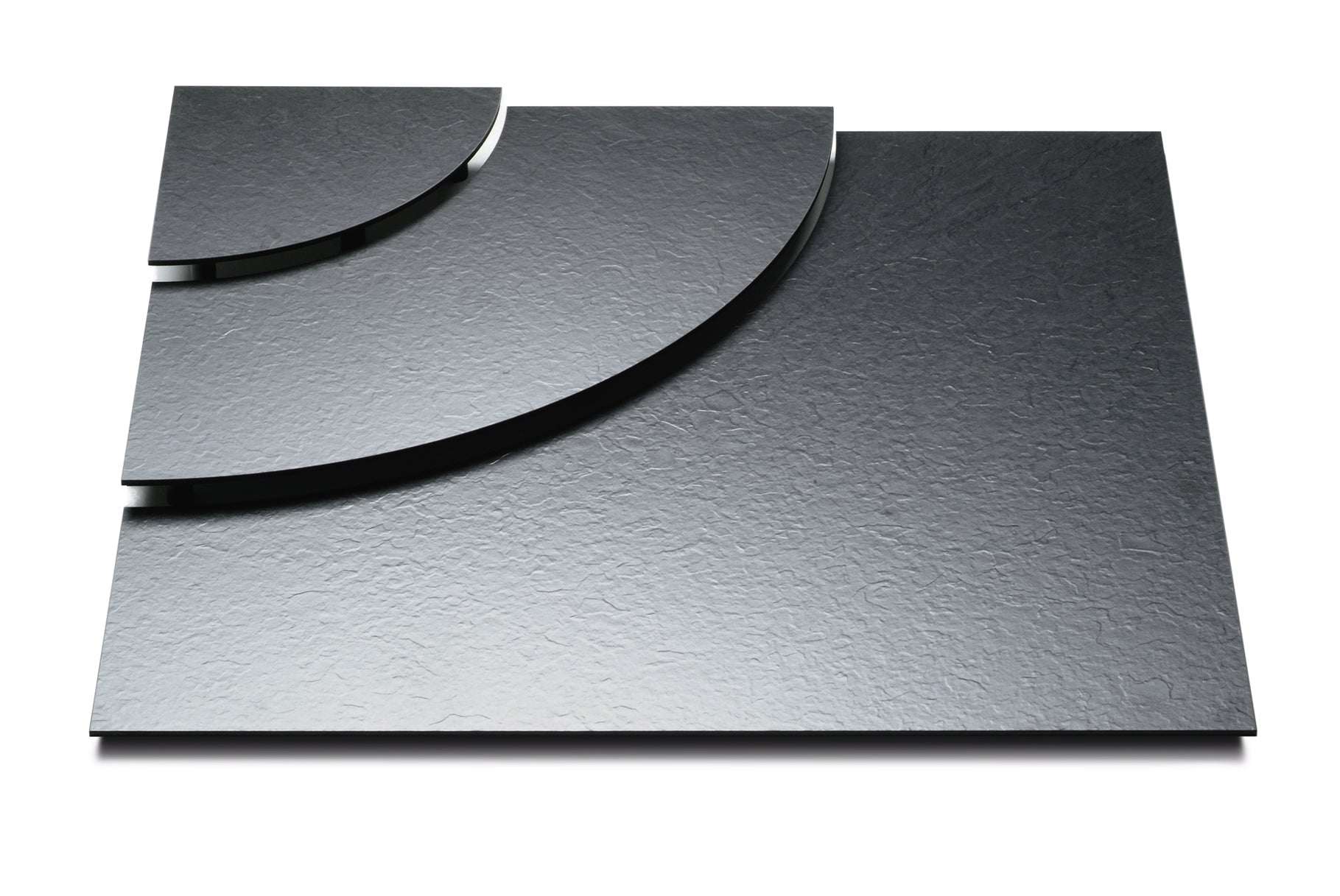 Plankbodem | 1/4 cirkel | 3 niveaus