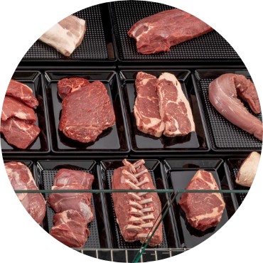Modular presentation system meat