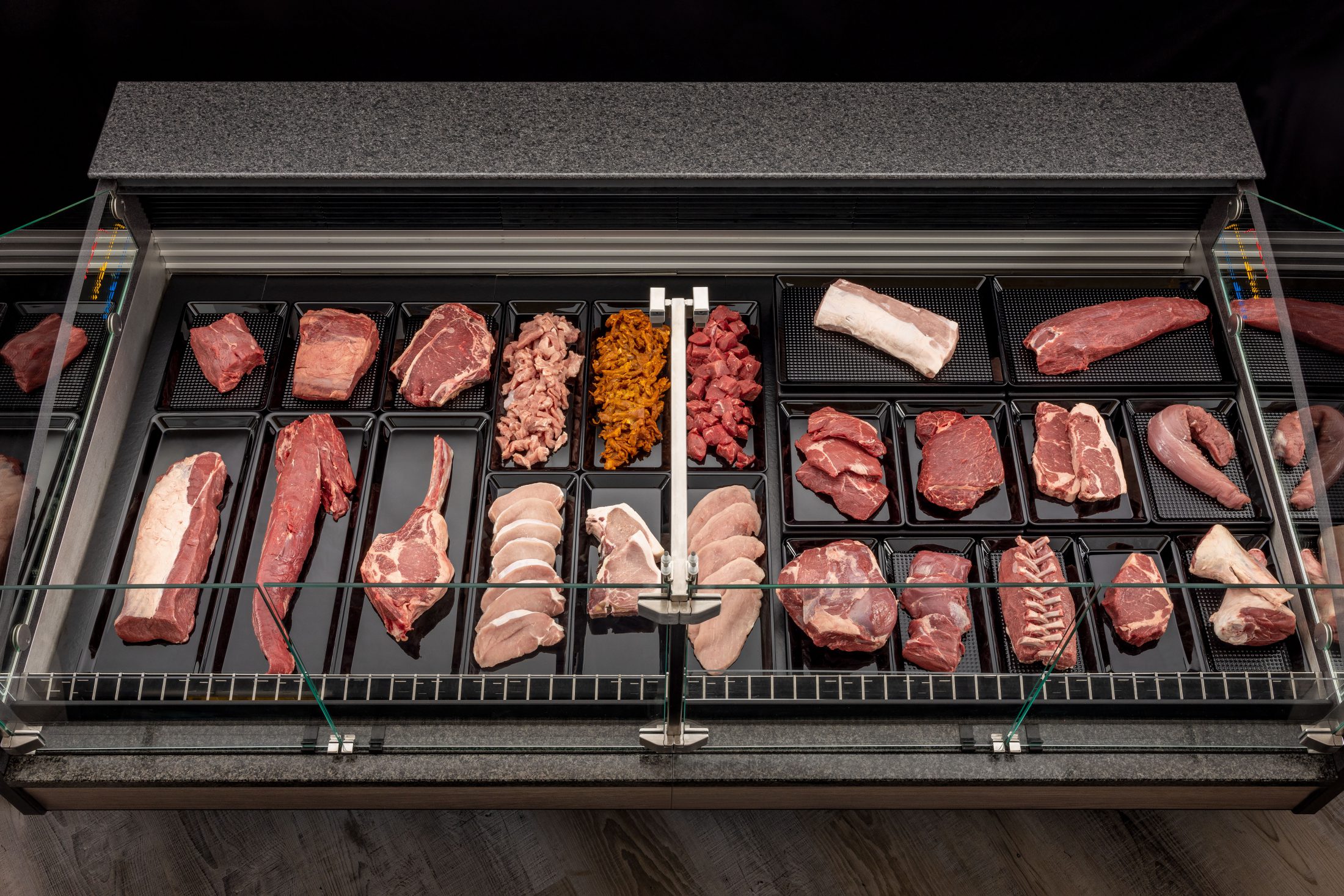 Modular presentation systems with meat