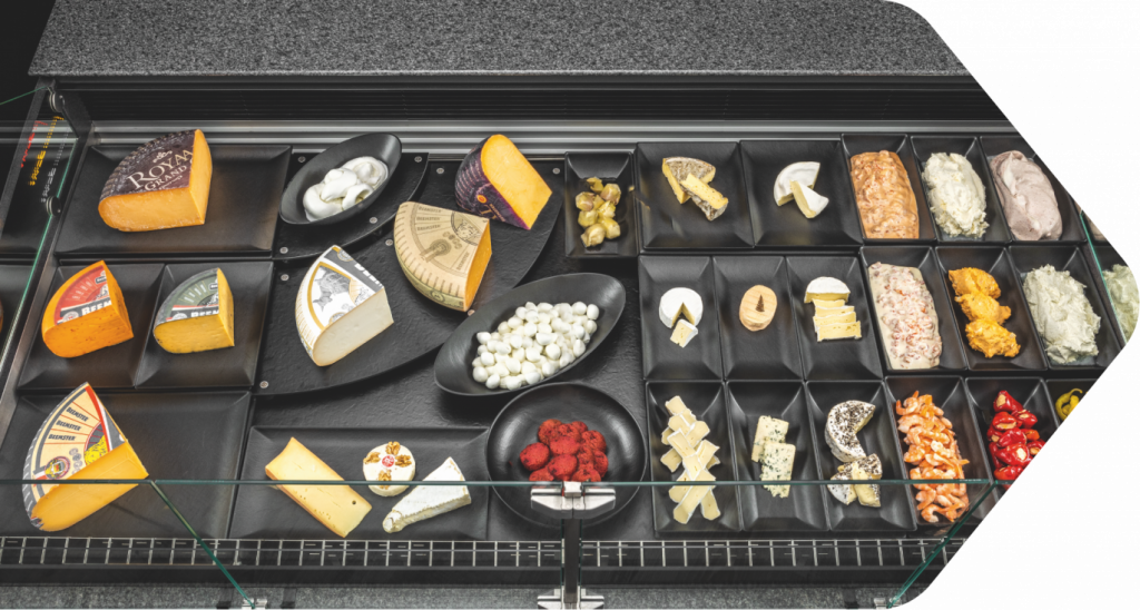 Modular presentation system cheese
