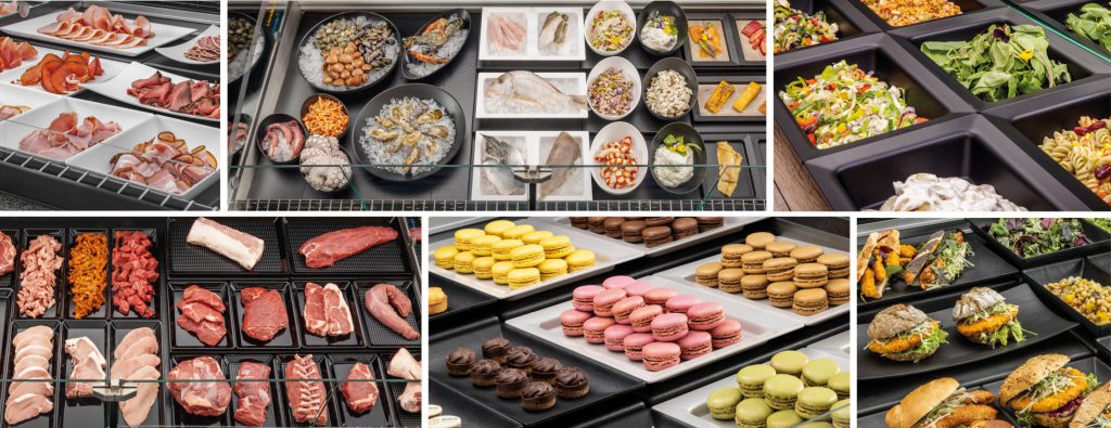 Modular presentation systems for the fresh food counter