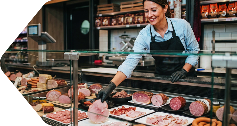 Bedientheke strukturiert und verkaufsfördernd