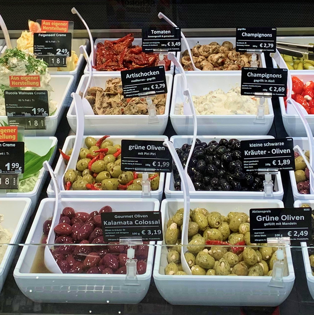 Salatschalen weiß eckig von PricoPlex